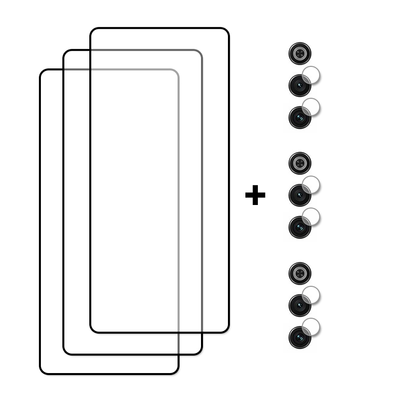 Volle Abdeckung Gehärtetem Glas Für RedMagic 10, Luft Bildschirm Schutz Schutz Telefon Kamera Objektiv Film Für rot Magie 10, Luft glas
