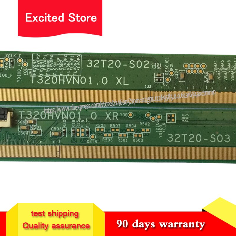 Originele 1Pair/2Pcs Werken T320HVN01.0 32T20-S02/32T20-S03 Lcd Panel Pcb Deel