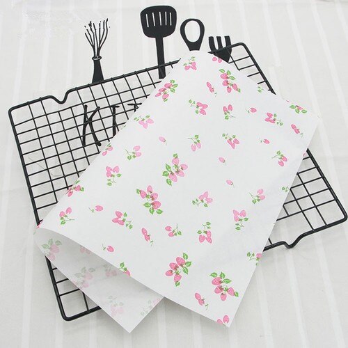 100 200 sztuk papier woskowany jednorazowe do jedzenia do pakowania do pieczenia papier do pakowania Sandwich Hamburger opakowanie do pakowania wypieków papier do pakowania: 200 pcs kind 6