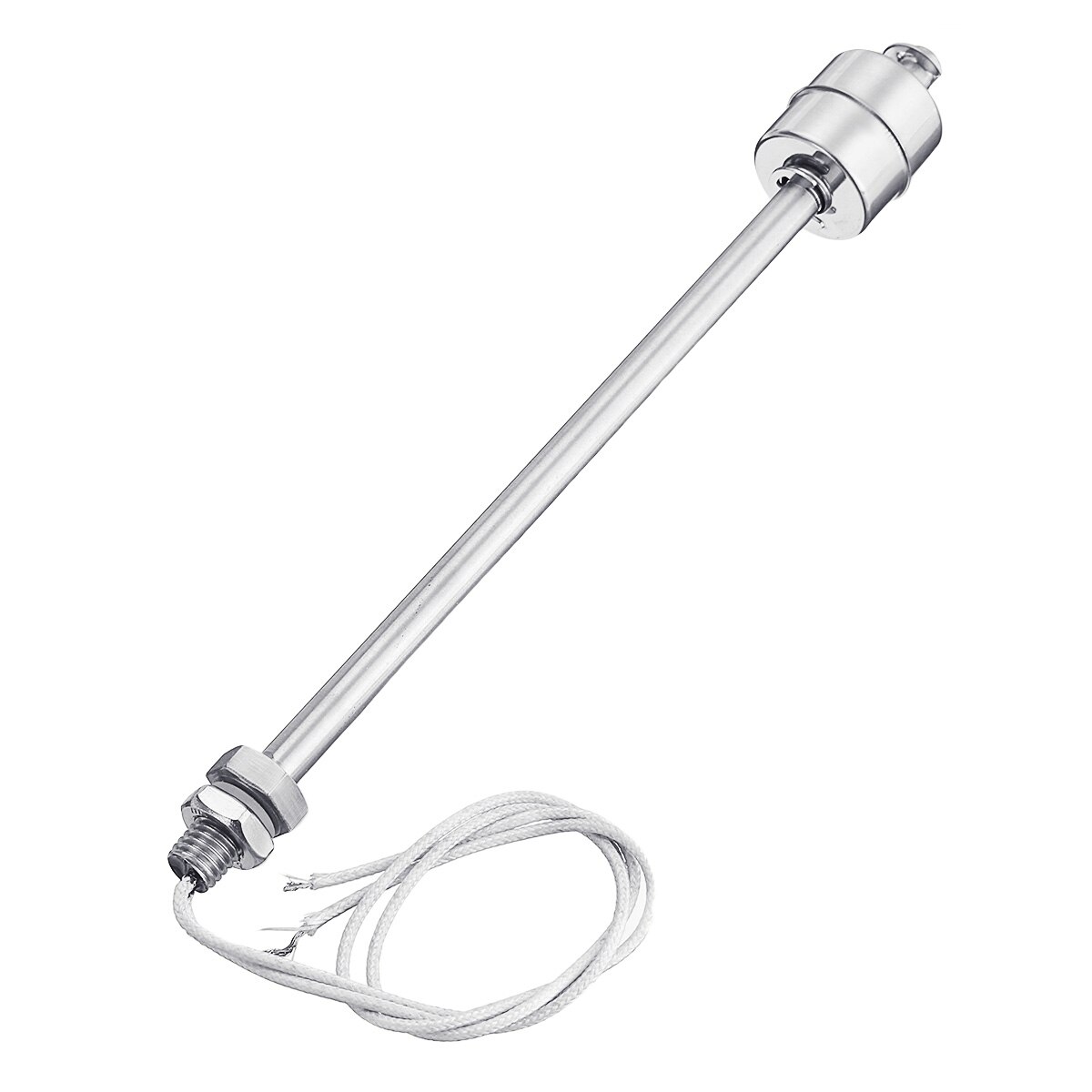 Internal Float Switch Stainless Steel Vertical Liquid Water Level Controller Sensor 45/75/100/150/200mm 10W / 50W