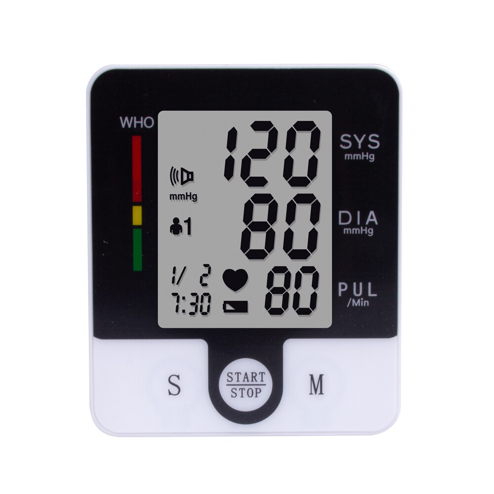 Smart BPM Health Care Pulse Measurement Sphygmomanometer Tonometer Digital Portable Wrist Blood Pressure Monitor