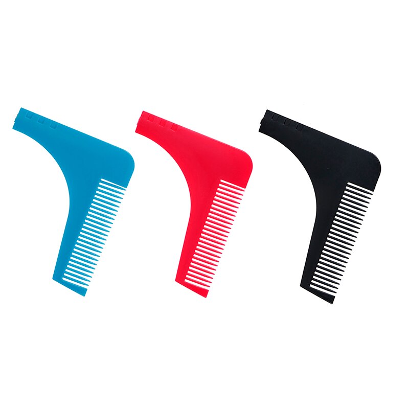 1pcs Men Gentleman Facial Hair Beard Shaper Guide Template Combs Styling Accessories Trim Shaping Shaper Tool