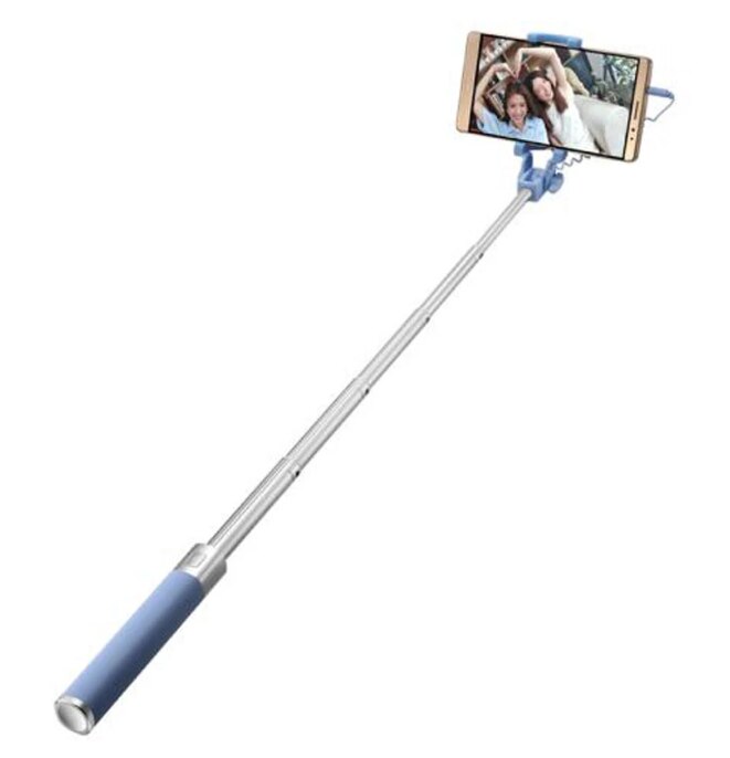 Oryginalny Huawei Selfie Stick Monopod przewodowy Selfi samoprzylepna wysuwana ręczna migawka dla androida ISO Huawei AF11