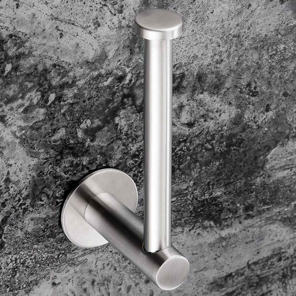 Toilet Paper Holder Stainless Steel Wall Mounted Durable Tissue Holder Toilet Paper Dispenser Space Saver Bathroom Accessories