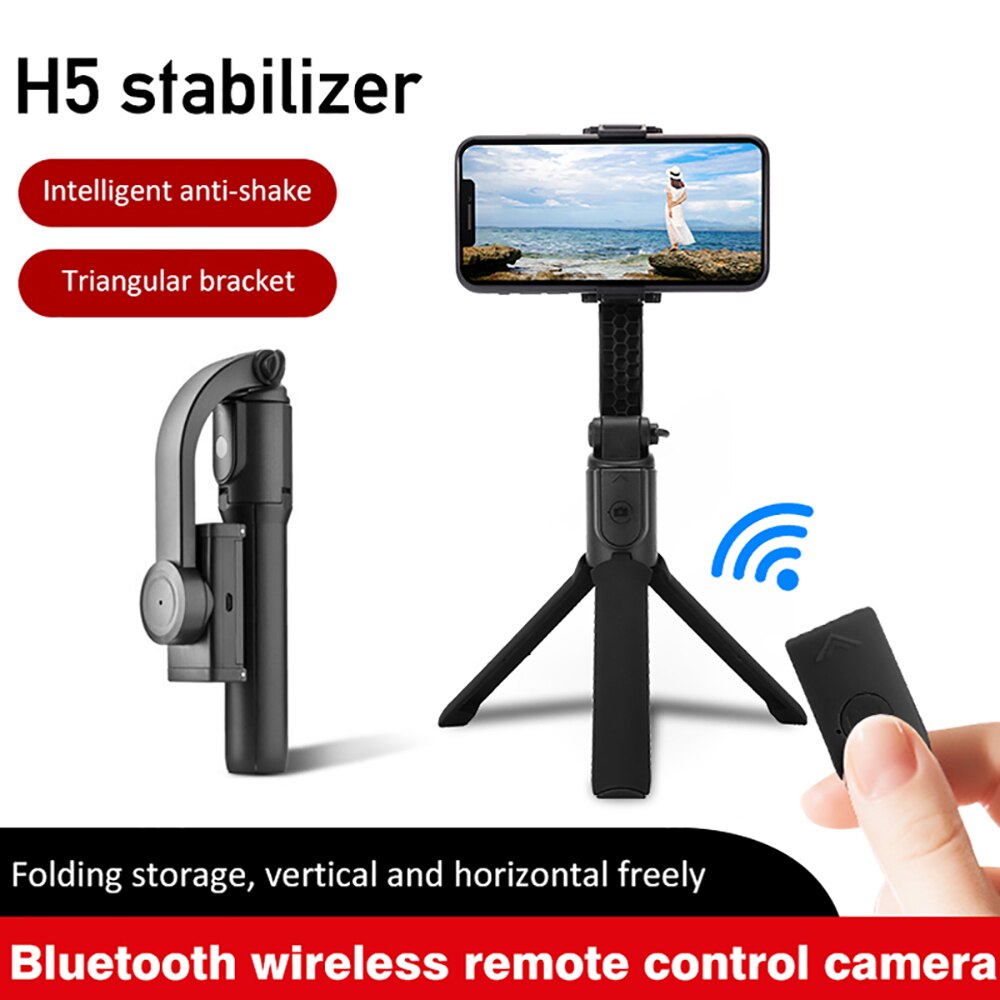 H5 Phone Stabilizer 1-Axis Handheld Tripods Bluetooth Control Portable Chargeable Mobile Gimbal For XiaoMi Shoot Dropshiping