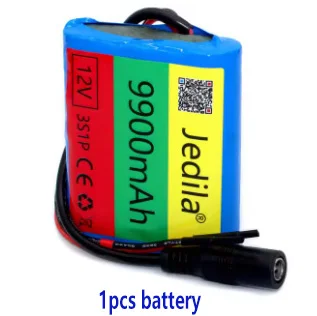 100%.New.12V.9900 mAh.3S1P.Batterie Au Lithium.18650.Batterie Au Lithium Pack Protection Conseil Recarregável.: Lavanda