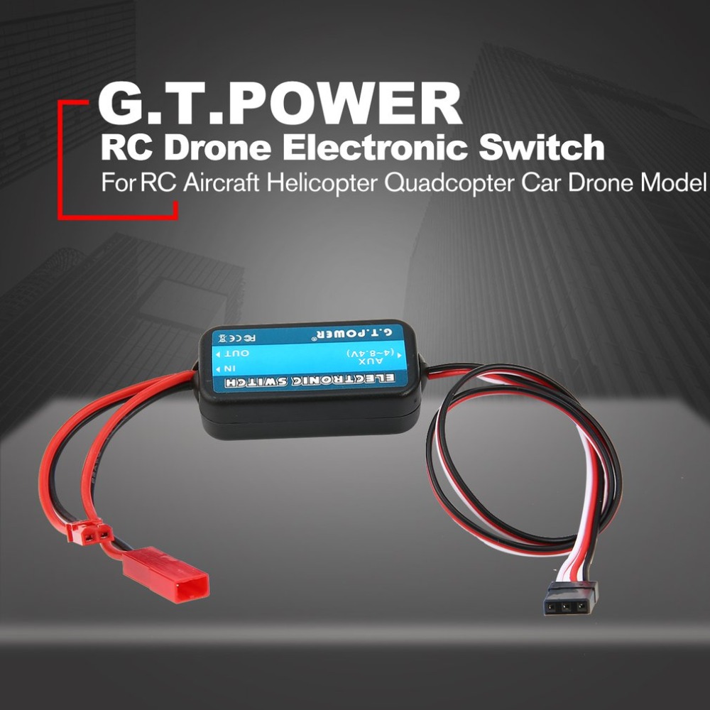 G.T. Power 0-40V Afstandsbediening Elektronische Schakelaar Rc Onderdelen Voor Rc Vliegtuigen Helikopter Quadcopter Auto Drone Model