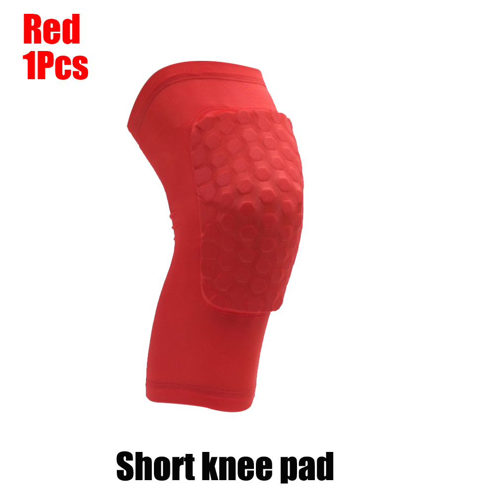 Genouillères de basket-ball, manchon en accent d'abeille, orthèse élastique, équipement de protection, rotule, mousse, support, volley-ball, 1 pièce: L / vert clair