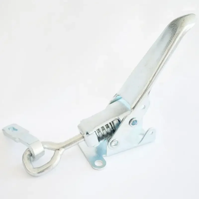 1 Set Heavy Duty Trailer Spring Hasp Container Door Handle Hasp Fastener Accessories, Truck Trailer Buckle Hasp Safety Latch