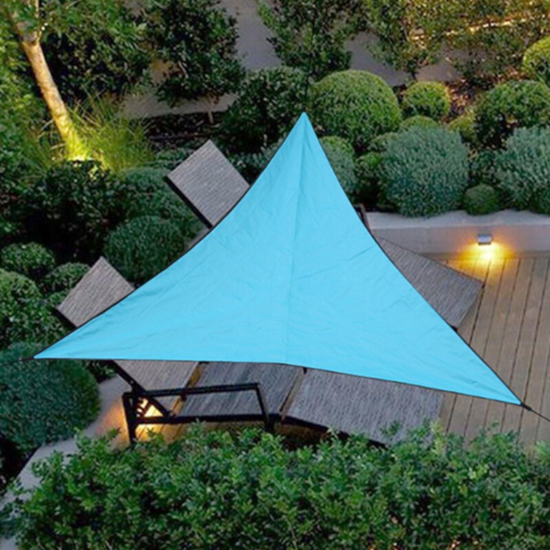 Driehoekige Shade Sail Combinatie Netto Zon Shades Voor Terrassen Tuin Luifel Camping Luifel Patio Zwembad Luifel Luifel: Sky Blue / 4*4 M