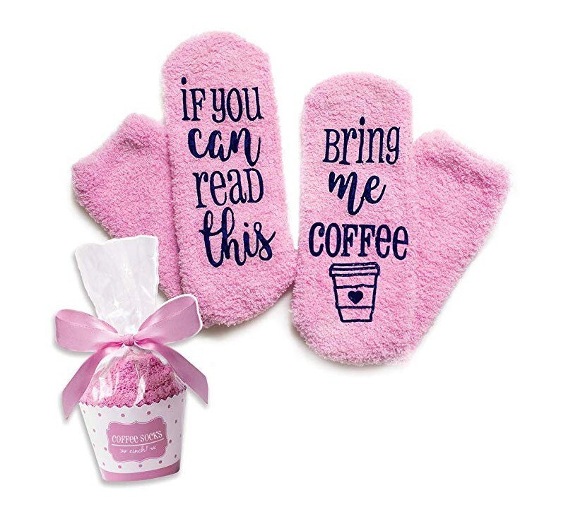 Socks If You Can Read This Bring Me A Glass of Wine Socks Autumn Dobby Christmas Socks Funny Socks: 0005