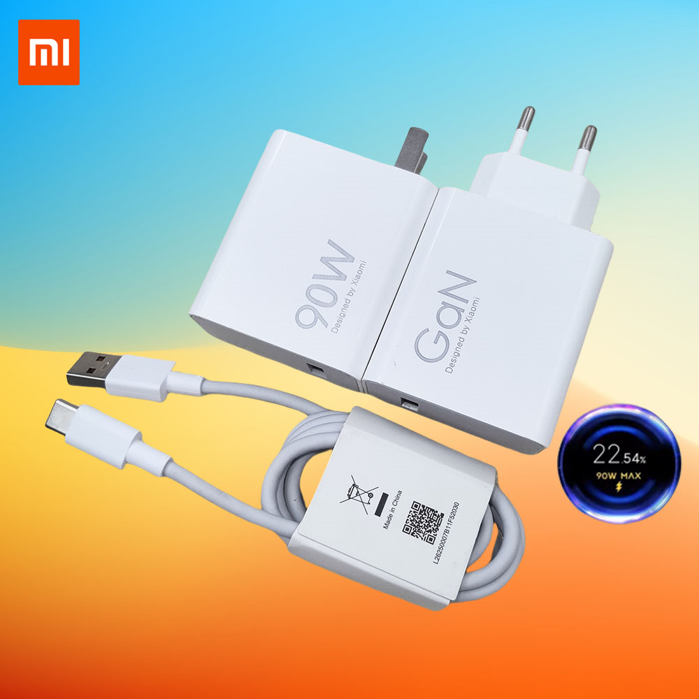 Original Xiaomi Mi 15 14 Pro GaN Charger 90W Turbo Charge Cargador EU/US Adapter For Redmi Note 14 13 Pro+ K70E Poco X7 X6 Pro