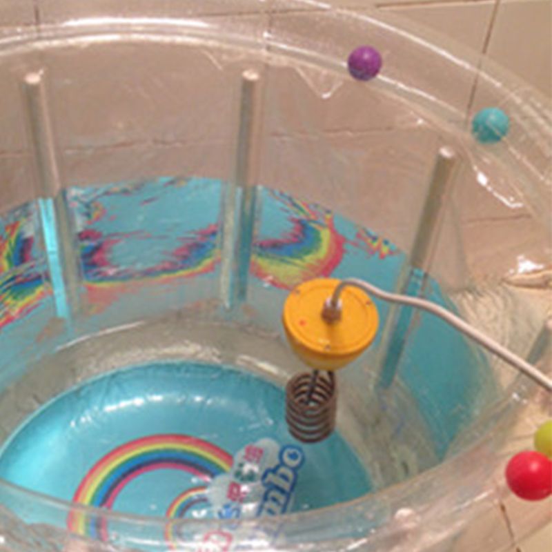 3000W Electric Water Heater with Thermometer Floating Spiral Immersion Element Y5GA