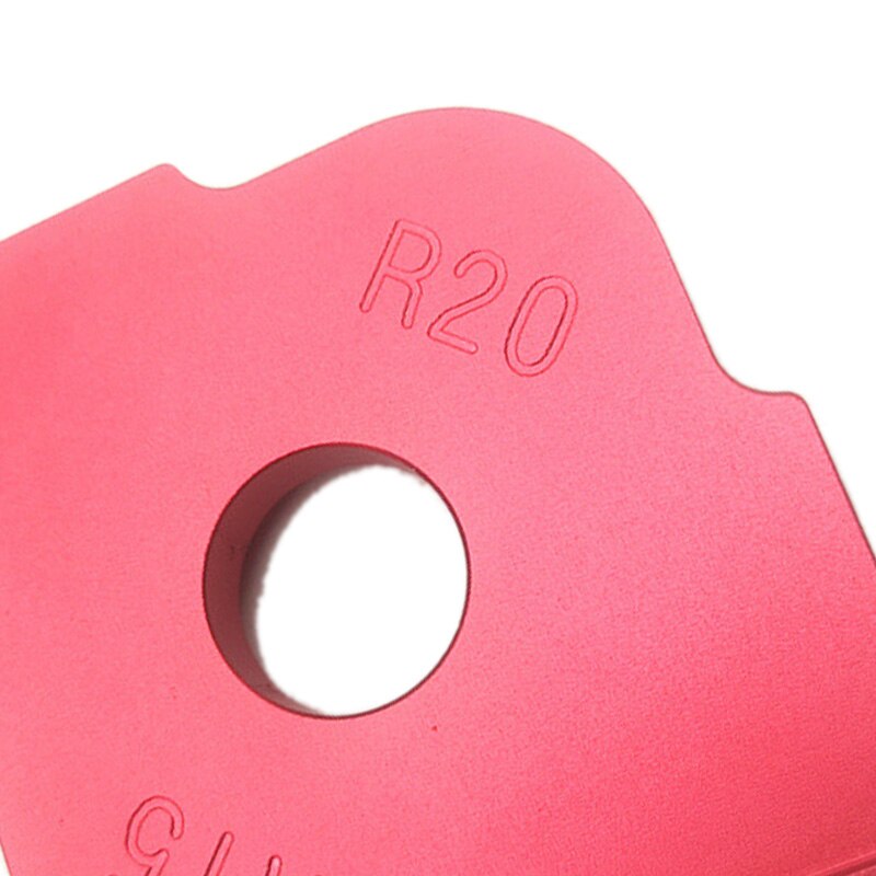 Woodworking Trimming Radius Jig Router Templates Aluminium Alloy Radius Corners R15 R20