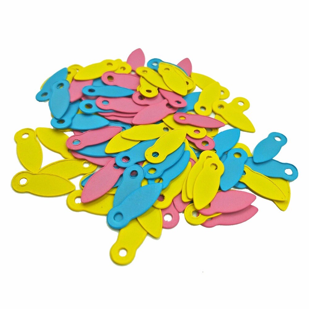 Marco de decoración para álbum de fotos, 100 Uds. + caja de almacenamiento, bricolaje, clavos giratorios para álbum de recortes, botones de adorno, 6 colores