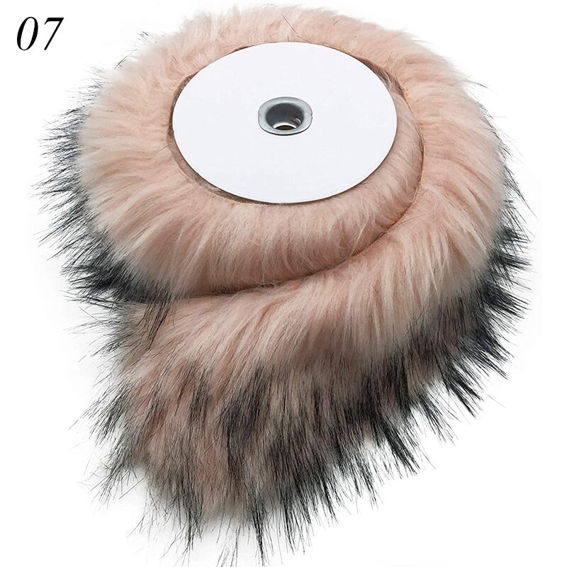 1M Faux Fur Furry Fluffy Trim Diy Accessories Home Decor Sewing Trimming Costume Crafts Luxury Warm Garment Parkas Coat Collar: 07