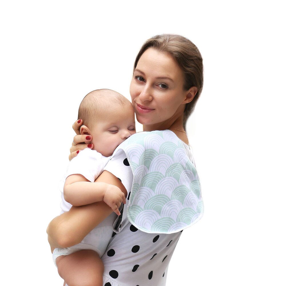 100% Organic Cotton Bibs Baby Burp Cloths For Newborns Soft And Absorbent Towels Burping Rags For Baby Shower Set Newborns