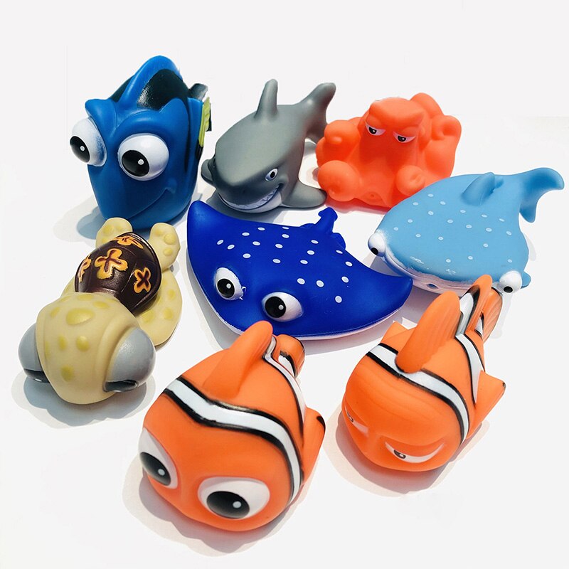 Bath toy faucet shower rubber duck waterwheel happy spray water set crab octopus frog bubble machine baby game children animal b: Burgundy