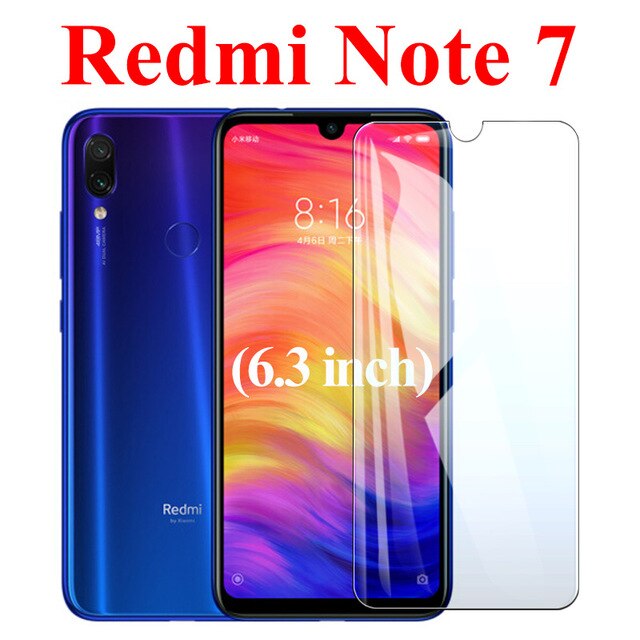 3 pz/lotto vetro protettivo acceso per Xiaomi Redmi Note 7 temperato Xiomi Redme Note7 protezione dello schermo armatura Xaomi rosso Mi non 7 Xiami: Default Title