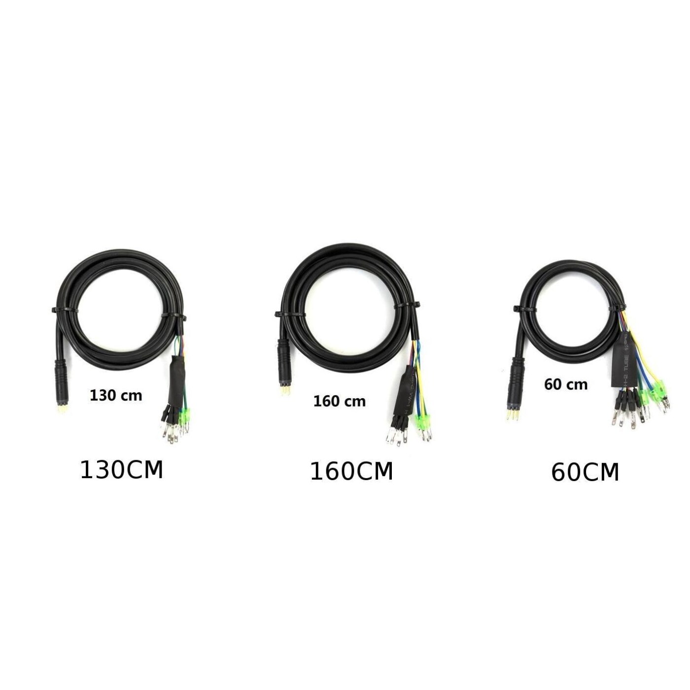 9 Pin 60 130 160cm Electric Bicycle Motor Cable For Ebike Motor Adapter With Hall Sensor Connector E-bike Modification Accessory