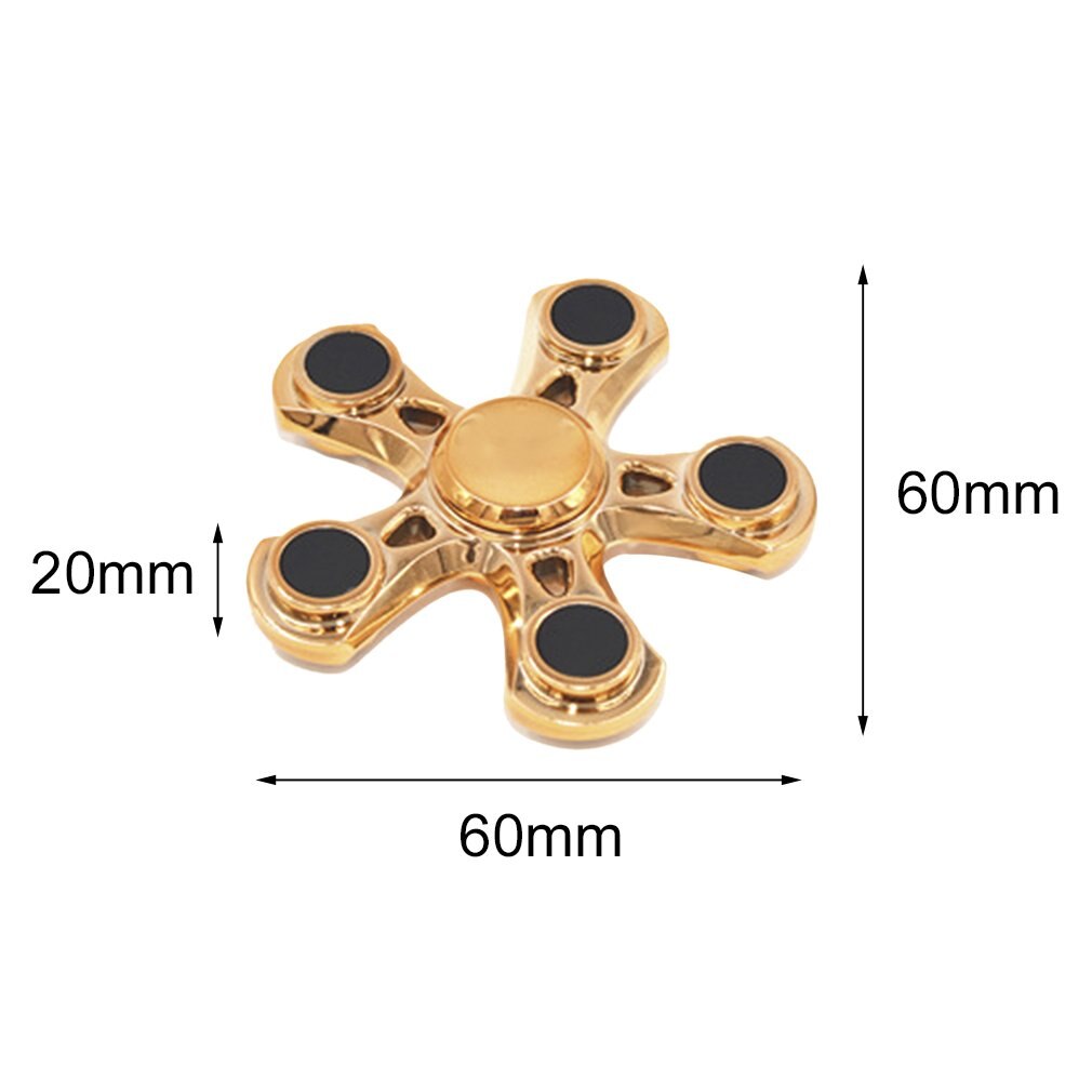 Hand Spinner Finger Dreh Spielzeug Kunststoff Spitze Für betonen Aus Autismus Linderung Drehung Interesse Druck Reduzierung Galvanik