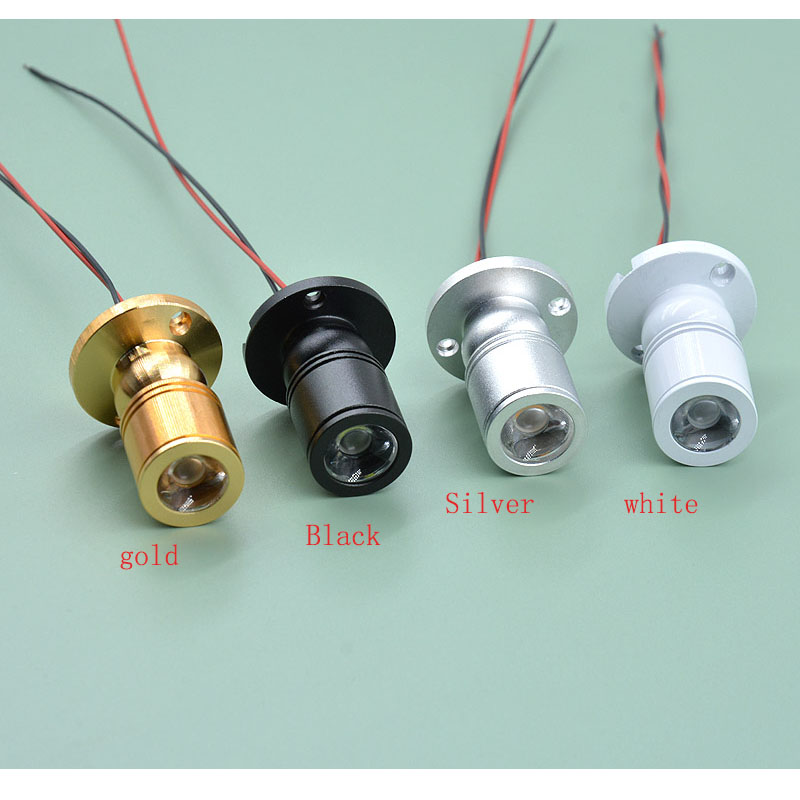 LED 3W Spotlights AC85-265V Led Ceiling Down Light DC12V Cabinet Counter Showcase Jewelry Lamp