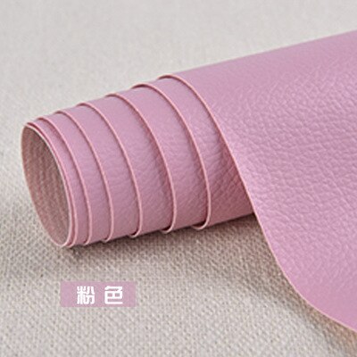 100x137cm Self Adhesive PU Leather Fabric Patch Sofa Repair Patches Stick-on PU Leather Fabrics Stickers Scrapbook Large Size: 100x137 Pink