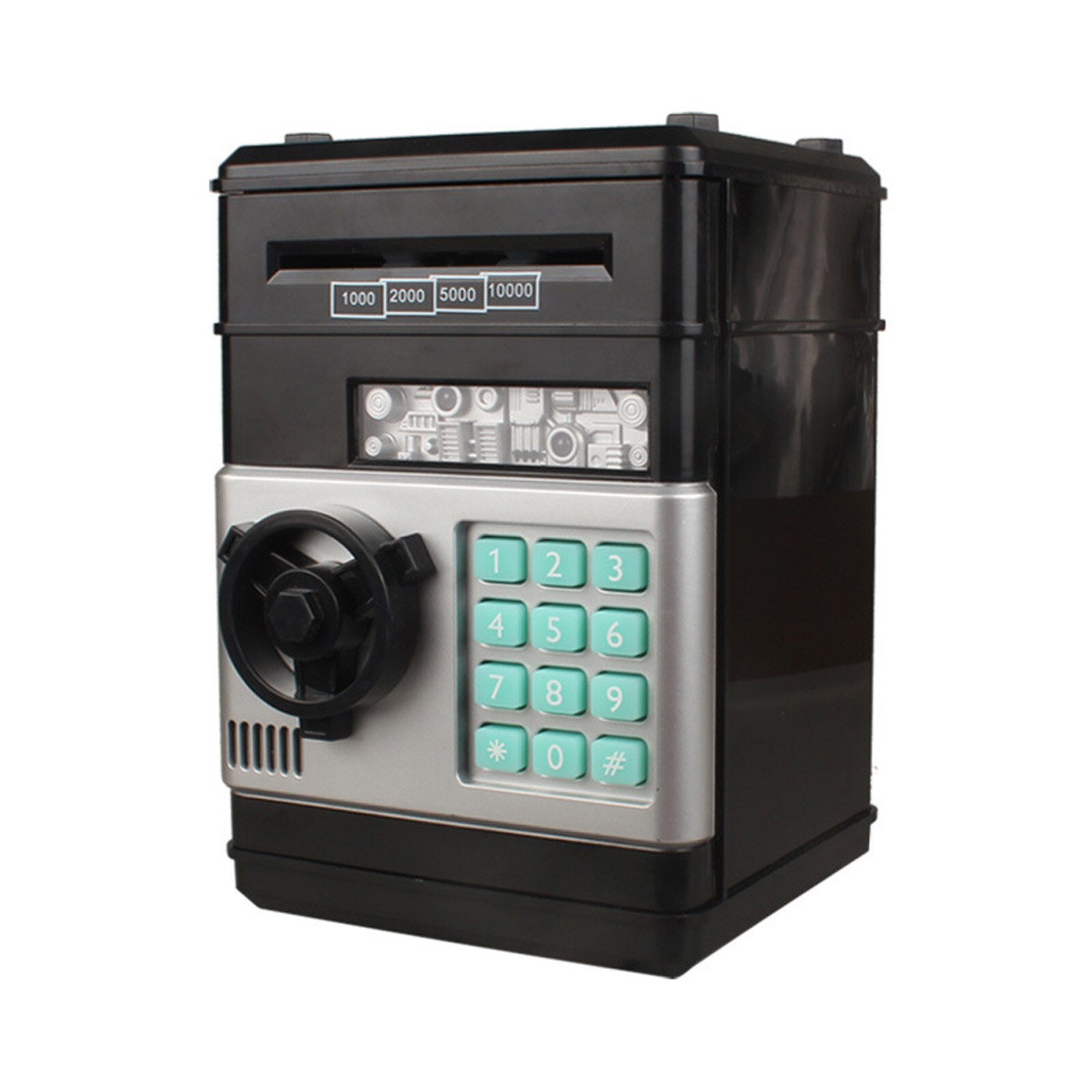 Strongbox Papier Geld Sparen Kasten Gemalte ATM ABS Sichere Automatische Bargeld-rollen Großen Kapazität Multifunktionale Schweinchen Bank: A3