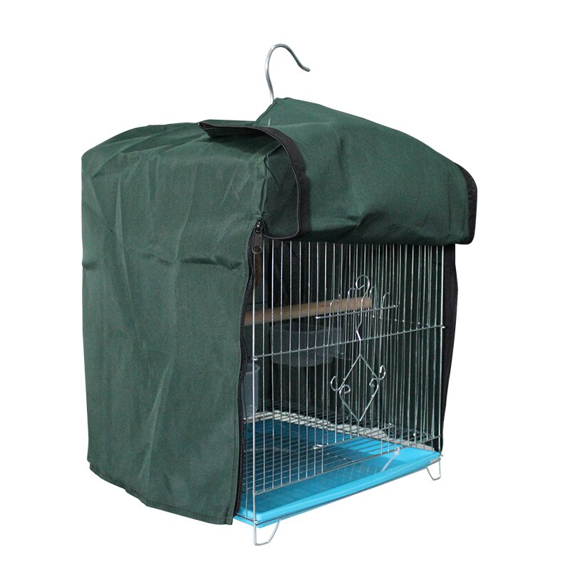 Dustproof Birdcage Cover Velcro Zipper Bird Cage Cover Polyester Waterproof Shading Myna Parrot Cage Accessories ZA279