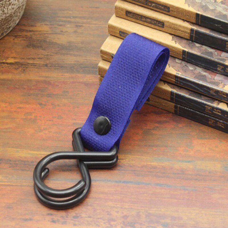 2 Pieces Baby Stroller Hook Snap Baby Toy Strap Pram Pushchair Multi Purpose Hanging Clips Wheelchair Car Seat Rotating Hooks