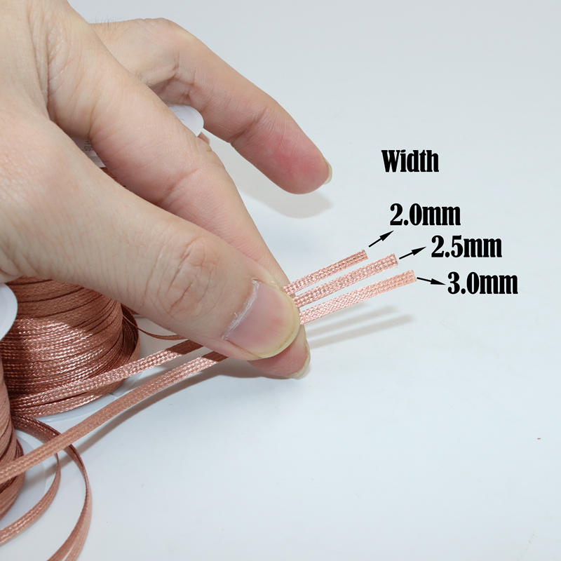 15/8M Copper Wire Desoldering Mesh Braid Solder Remover Wick Wire Welding Tin Lead Cord Flux for Computer PCB BGA Soldering Tool