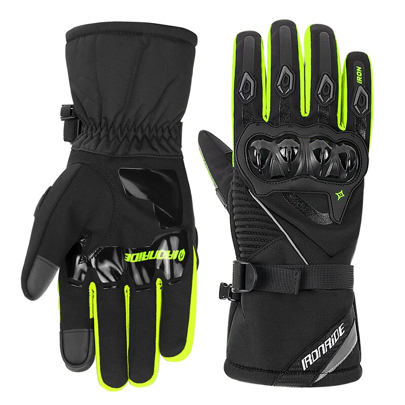 Guanti Moto invernali impermeabili Touch Screen uomo guanti Moto guanti protettivi antivento guanti Moto Motocross