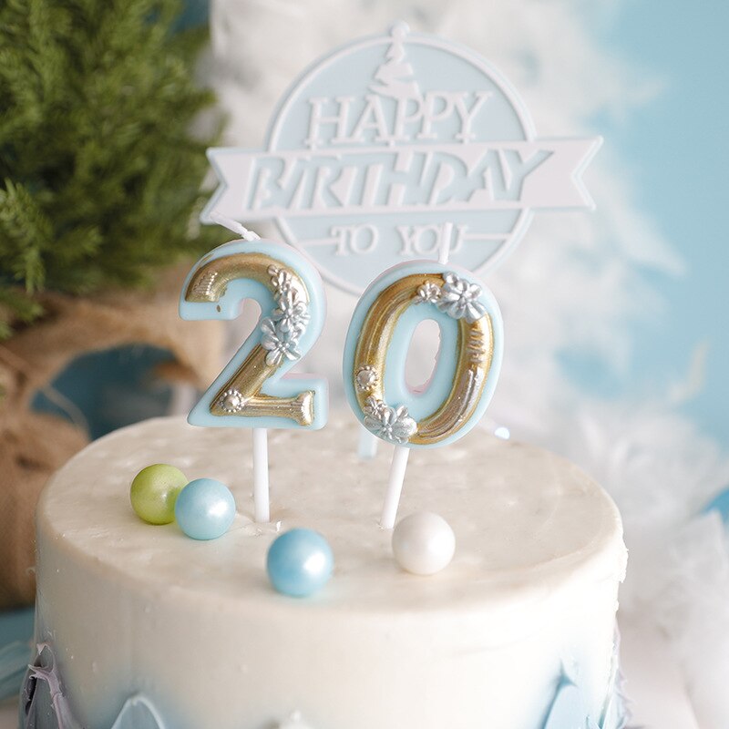 0-9 Digitale Verjaardag Kaarsen Grote Taart Kaarsen Decoratie Rookloze Verjaardag Nummer Kaars Verjaardag Bruiloft Decoratie