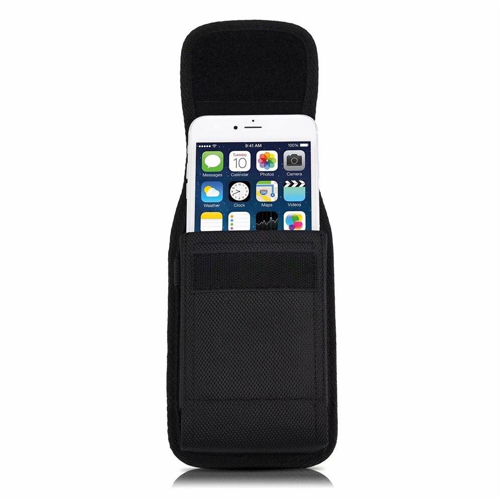 Universal Vertical Phone Bag Pouch For iPhone 11 Pro Xr Xs Max X 8 7 6 6S Plus Case Belt Clip Holster Oxford cloth Cover