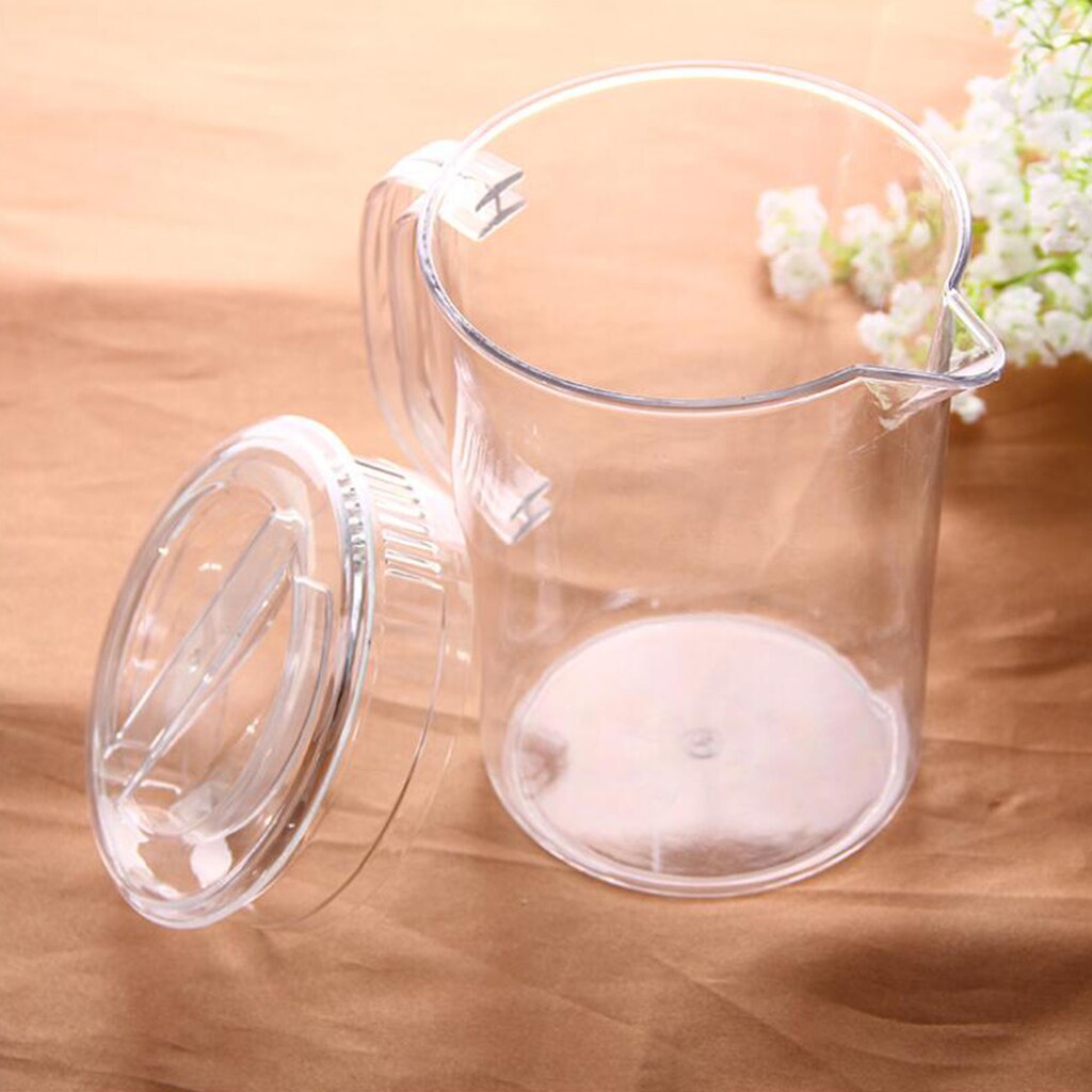 2x plastkanna med lock dricksvattenkanna för /kall lemonad juice dryckesburk iste-vattenkokare 2l+1.5l