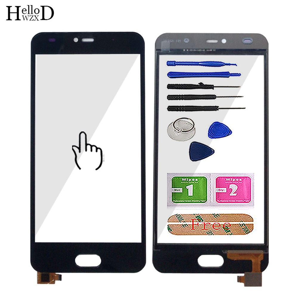 5,0 "Pantalla táctil móvil para Allcall Rio pantalla táctil Digititer Sensor Panel táctil cristal pantalla táctil frontal herramientas de vidrio pegamento 3M