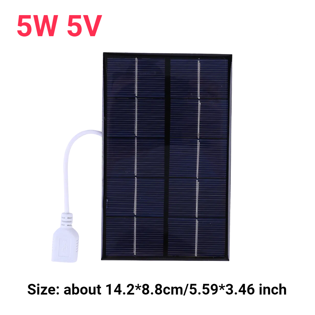 10w na 5v przenośny panel słoneczny z ładowarką usb, panelem ładowania słonecznego, wodoodpornym power bankiem do telefonu na kemping, plecakowanie, piesze wycieczki: Kamuflaż pustynny