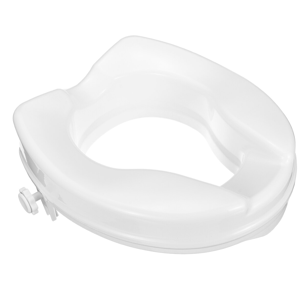 6cm/10cm/16cm Bathroom Raised Toilet Seat Height Elevated Safety Lift Without Cover Disabled Elder Pregnant Safety Toilet Seat: 6cm