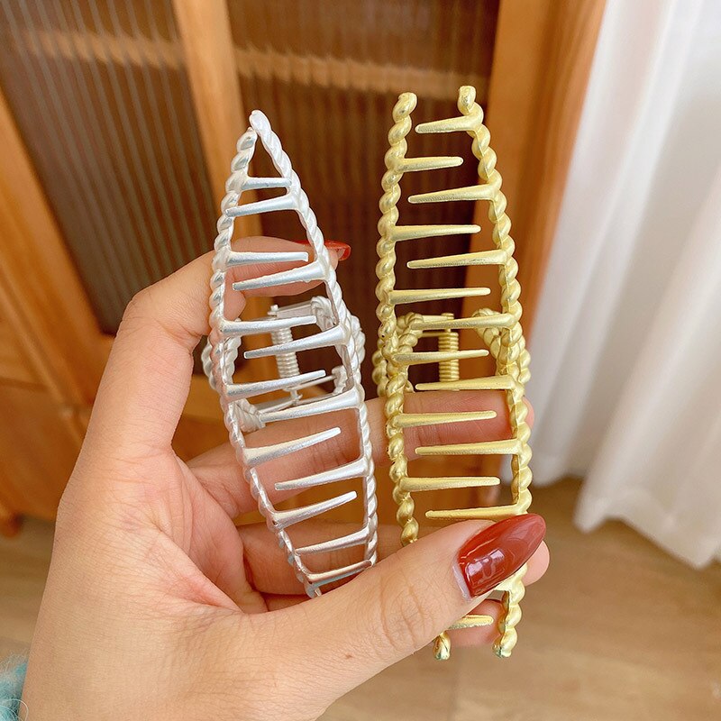 2021 mulheres meninas coreano estilo mental garras de cabelo moda geométrica acessórios para o cabelo tamanho grande simpe grampos de cabelo headwear para as mulheres
