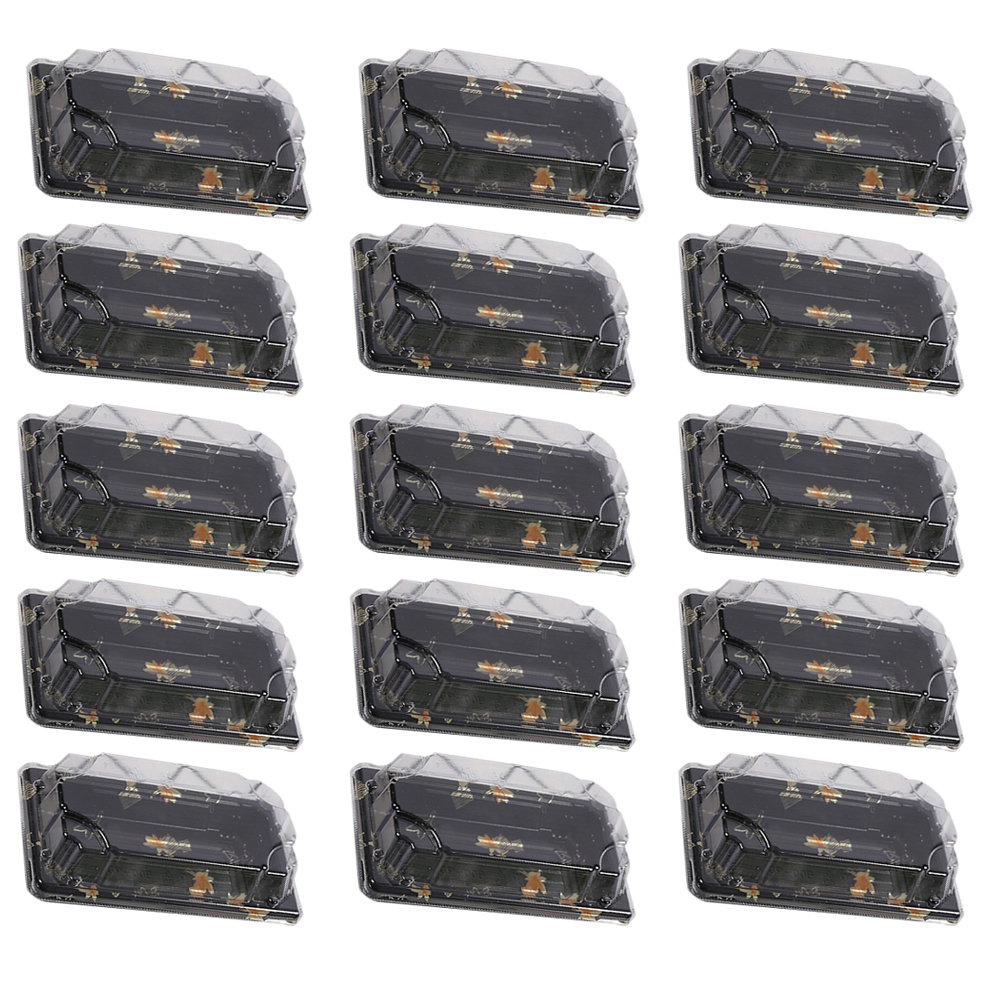 50 Stuks Wegwerp Sushi Verpakking Fruit Cake Carry Out Container Rechthoek Nemen Dozen Dessert Doos Keuken Tool: Default Title