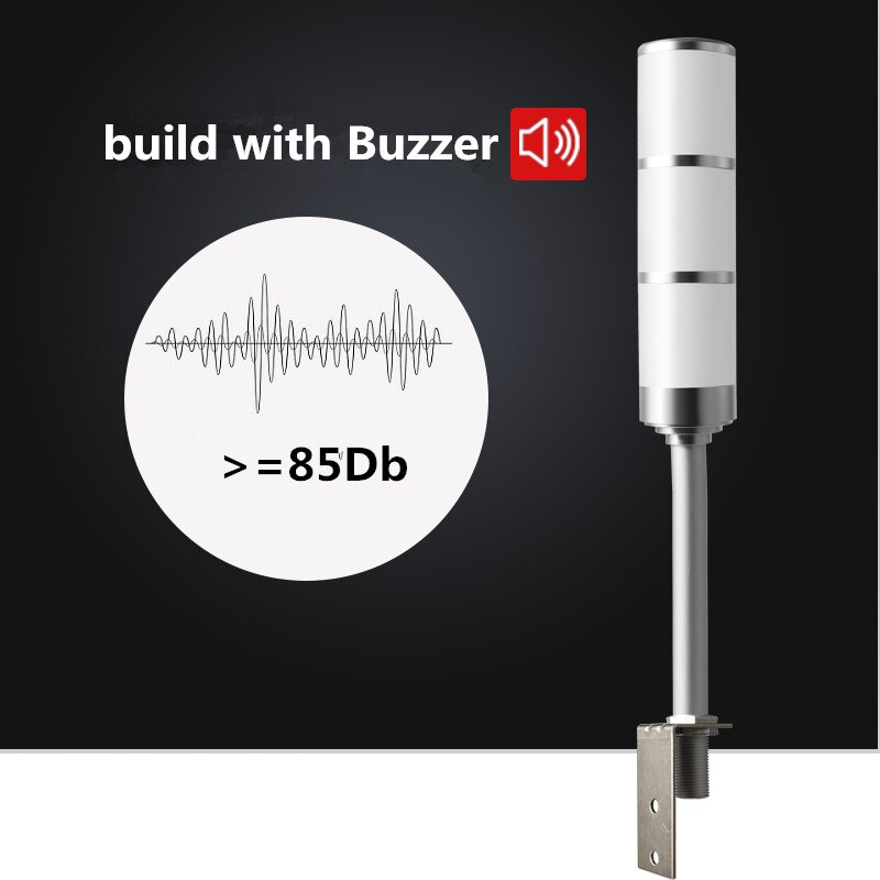High Grand Aluminum Industrial Multilayer Stack light 3 layer L Rod LED Signal Tower Alarm caution Safety light for machinery