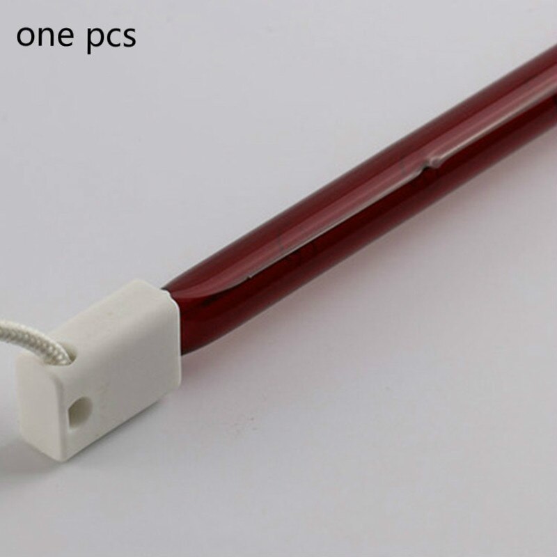Quartz heating tube heating element infrared heating lamp halogen heating tube infrared lamp 1kw 350mm electrode