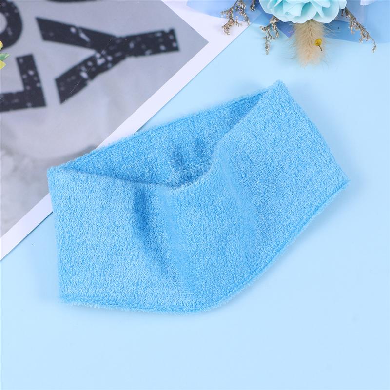 Muñequeras deportivas para Yoga, cinta para el pelo Facial para Spa, cinta para el pelo con cabeza envolvente, toalla ajustable para la cabeza (azul cielo)
