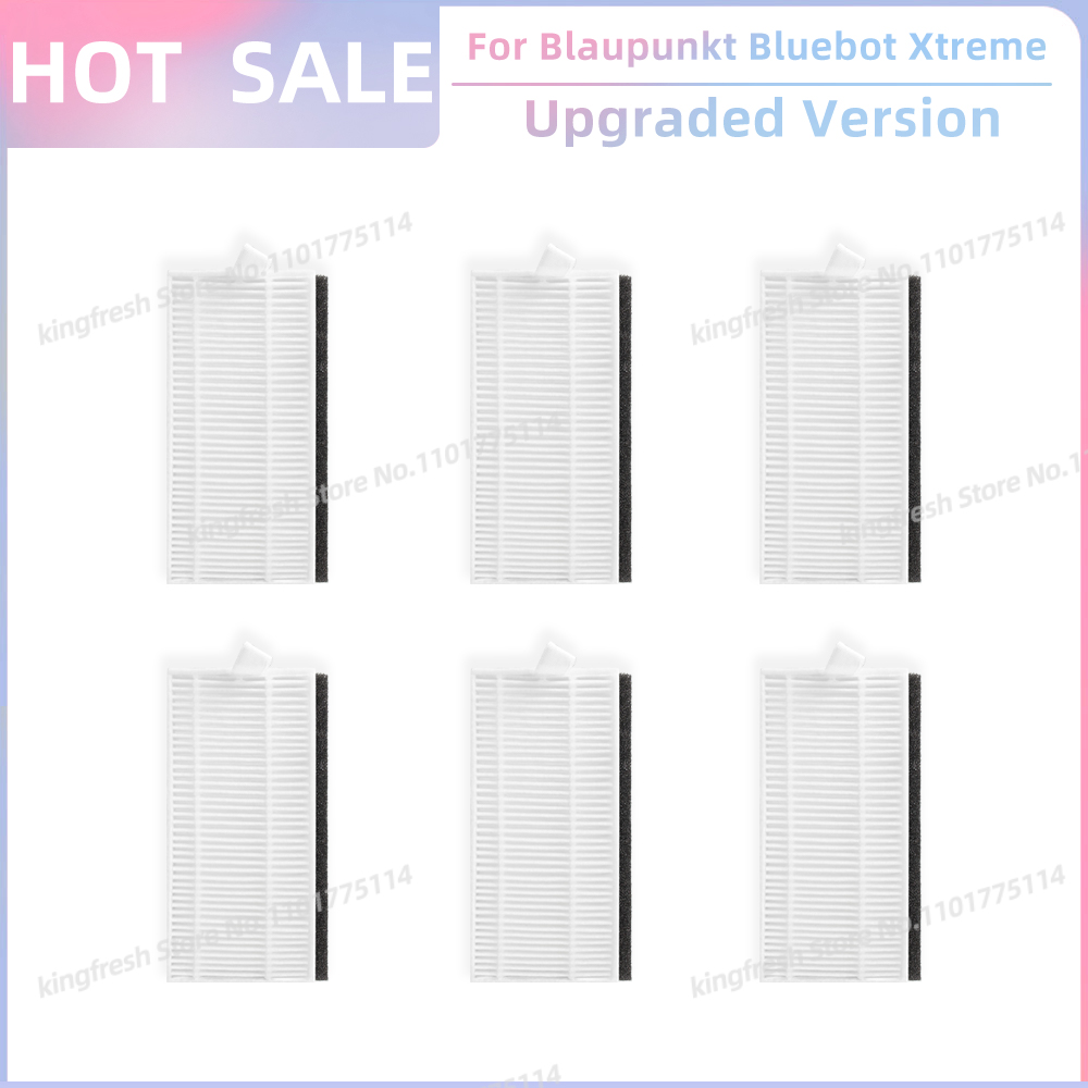 Geschikt voor (Blaupunkt Bluebot Xtreme) Stofzuigeronderdelen HEPA-filter Dweildoek Accessoires: Light Grey