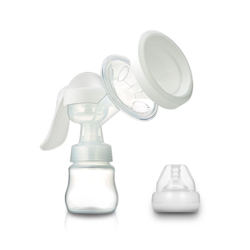 Manual Breast Pump Nursing Milk Maker Baby Nipple Suction Feeding Milk Bottles Q1FE