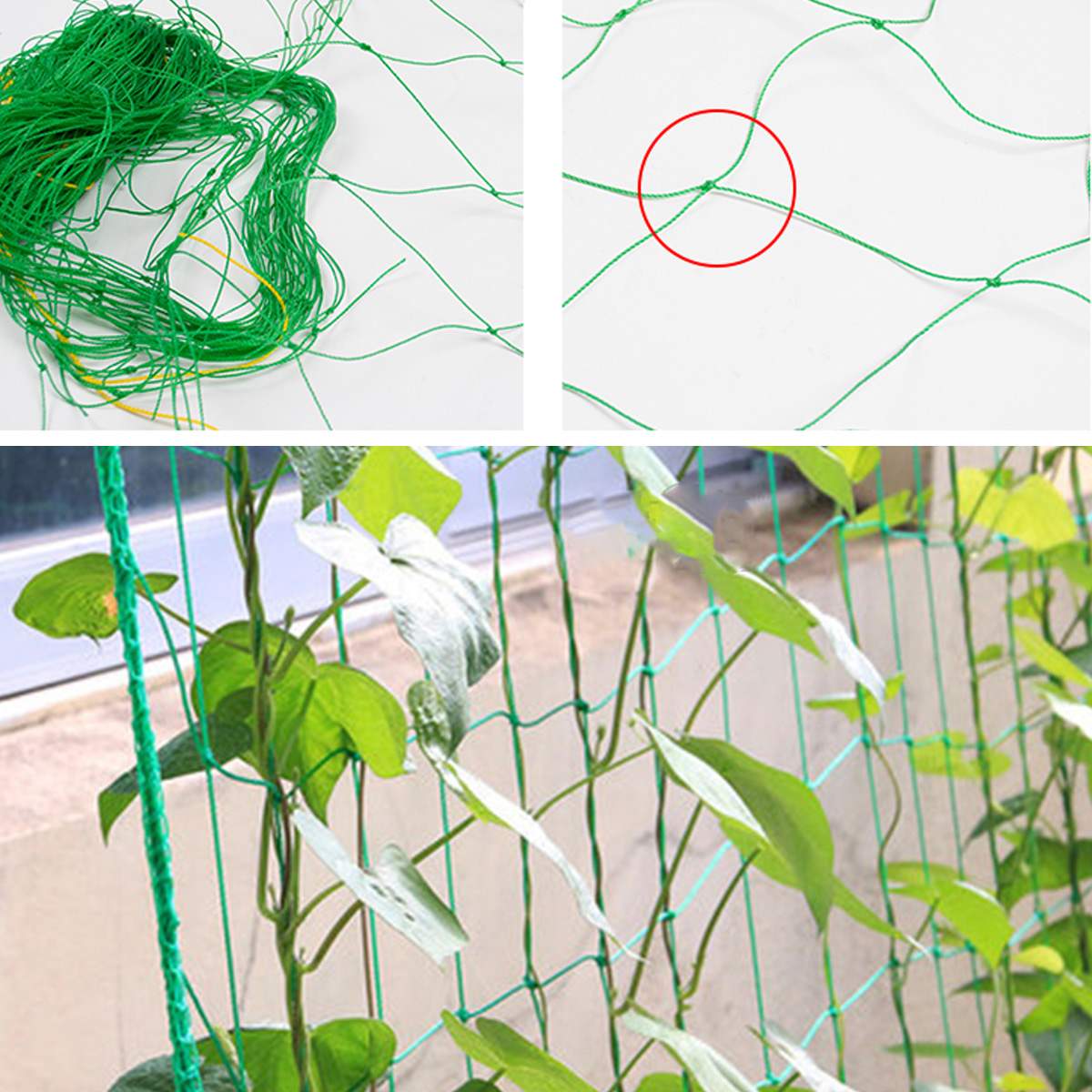 Garden Plants Climbing Net Plastic & Nylon Net Morning Glory Flower Vine Netting Support Net Grow Net Holder Garden Netting