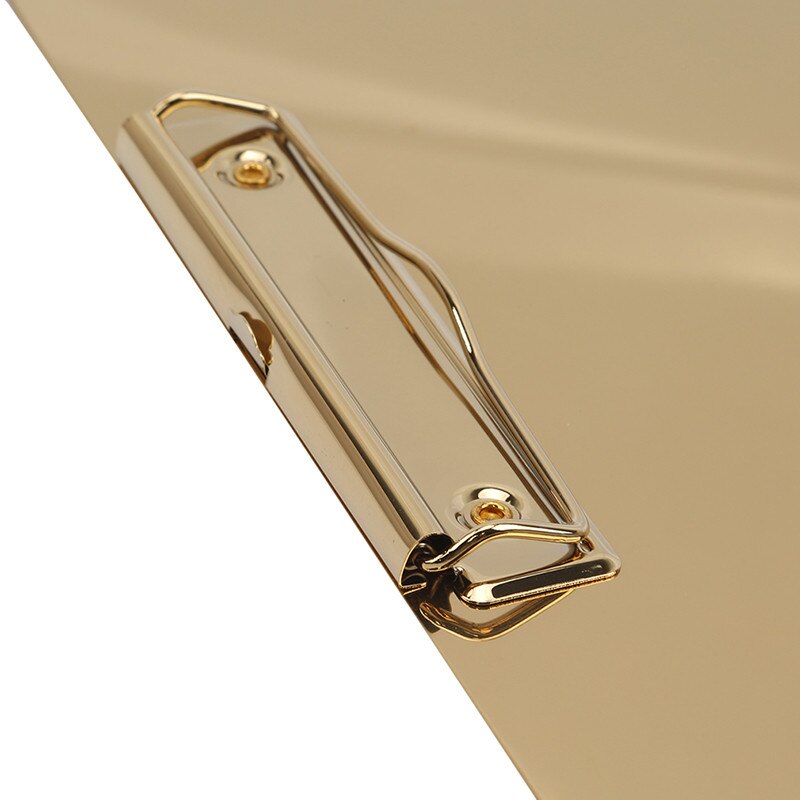 Nueva carpeta de pizarra de menú de acero inoxidable, carpeta creativa de papelería para oficina, suministros escolares de restaurante financiero