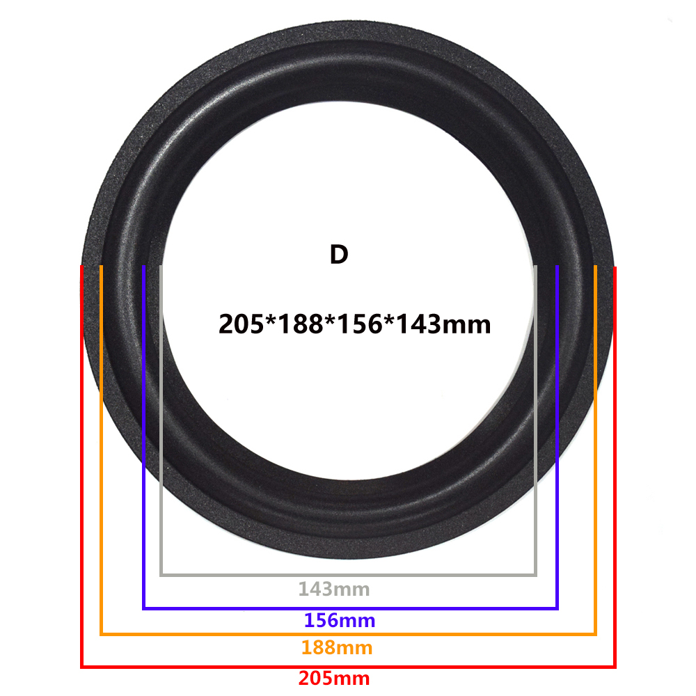 8 inch Speaker Foam Surround Edge Woofer Repairing Folding Edge Subwoofer Ring DIY Repair Accessories Speaker Suspension