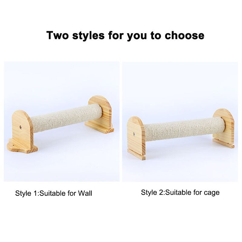 Sisal Wall-Mounted Cat Scratching Post On The Wall Cage For Cats Climbing Play Cat Wall Furniture Kitten Scratchers Board Toys