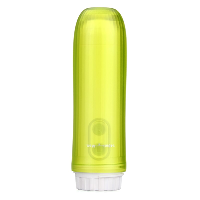 160Ml Draagbare Elektrische Reizen Hand Held Bidet Sproeier Spuiten Persoonlijke Intelligente Controle Wassen Cleaner Fles Hygiëne: green